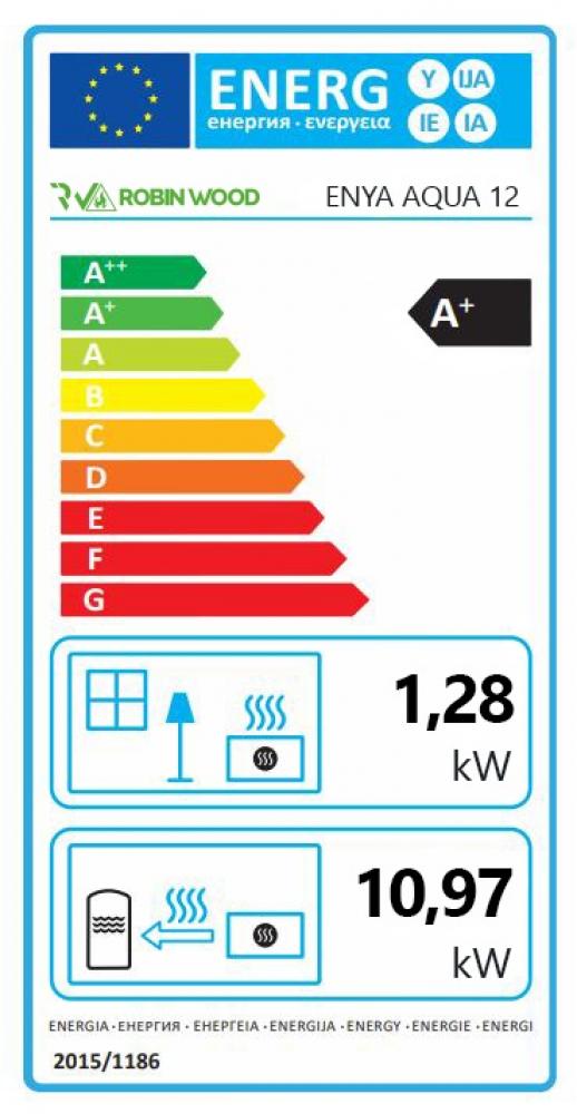 RobinWood Pelletkaminofen wasserführend Enya Aqua Weiss 12-30 kW<br>(Variante: 12 kW) RobinWood Pelletkaminofen wasserführend Enya Aqua Weiss 12-30 kW<br>(Variante: 12 kW)